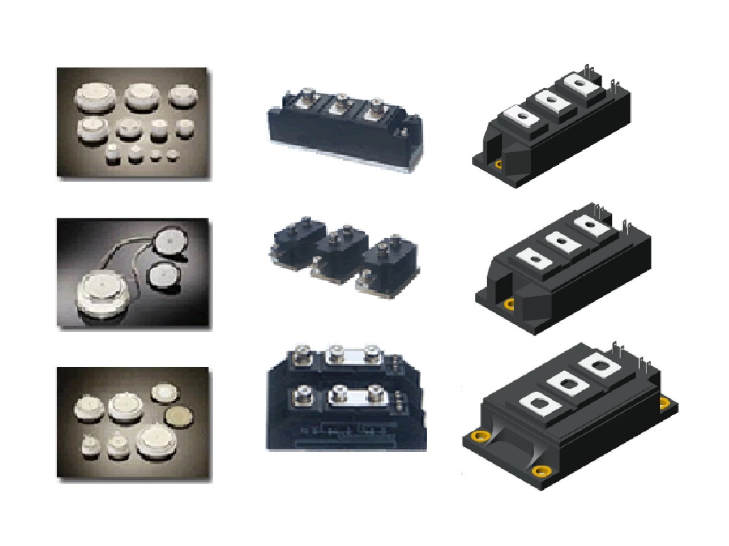 SCR, 다이오드, IGBT 등 각종 전력반도체