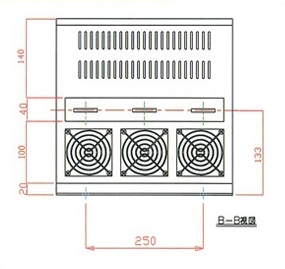 POWER COM 132KW~250KW 상부 외형 및 치수